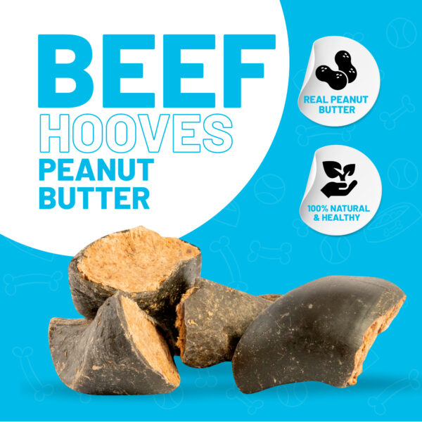 Sitka Farms Premium Beef Hooves Peanut Butter