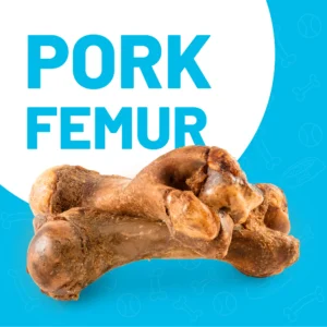 Sitka Farms Premium Pork Femur All Natural bone from pig sourced bacon flavor